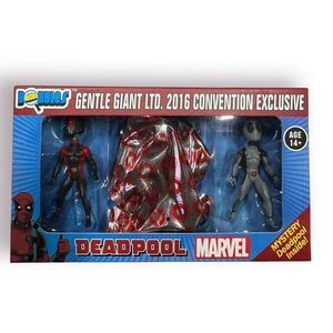 Marvel Comics 2016 SDCC Exclusive DEADPOOL Micro Bobble 3 Pack Gentle Giant